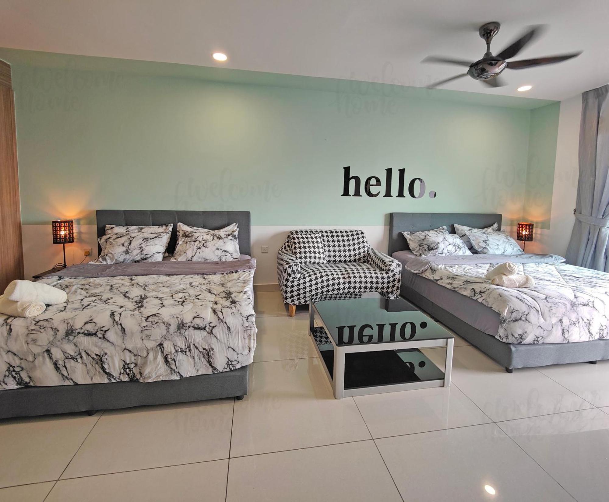 D'Esplanande Residence Homestay By Welcome Home Johor Bahru Rum bild